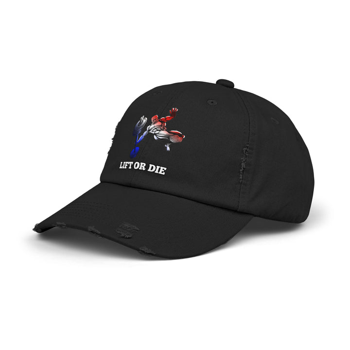 CG MAC JUMP RED WHITE BLUE FADE /LIFT OR DIE CAP