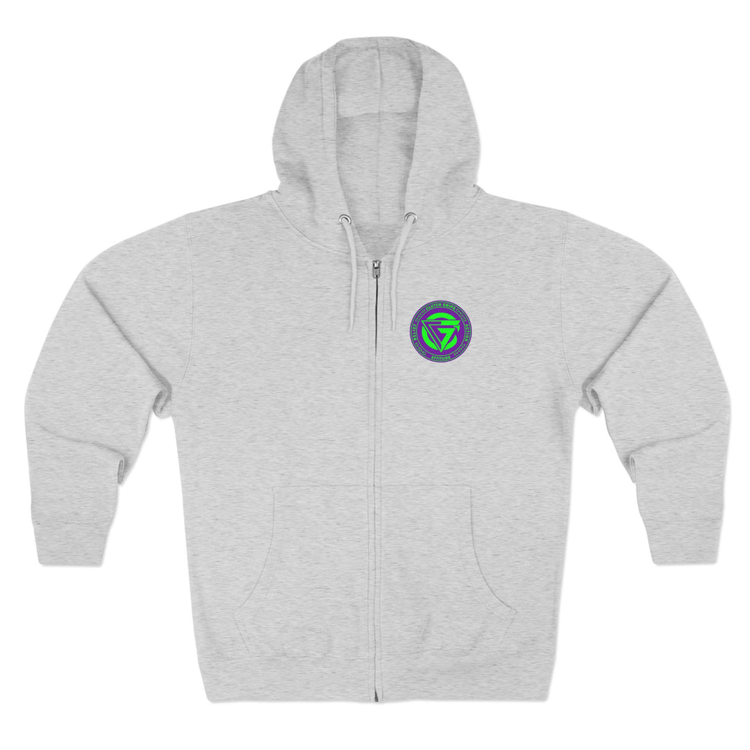 CG TIGER VS TIGER PURPLE GREEN /STAY SAVAGE ZIP UP