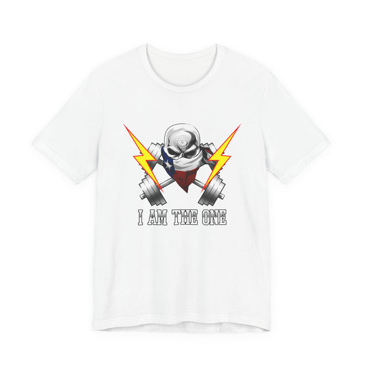 SKULLATOR DBL BELL TEXAS FLAG/IAM THE ONE