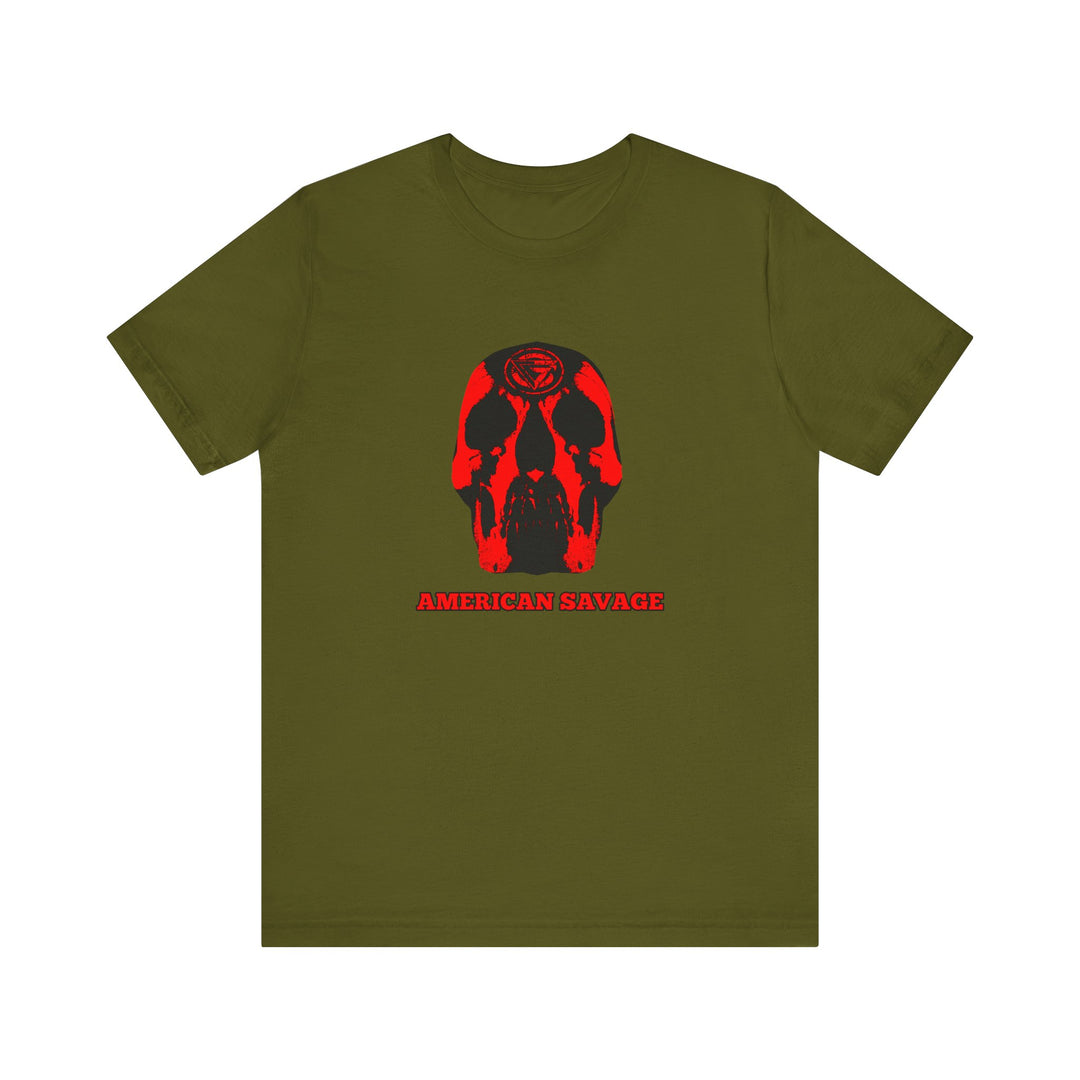 SKULLATOR RED BLACK /AMERICAN SAVAGE