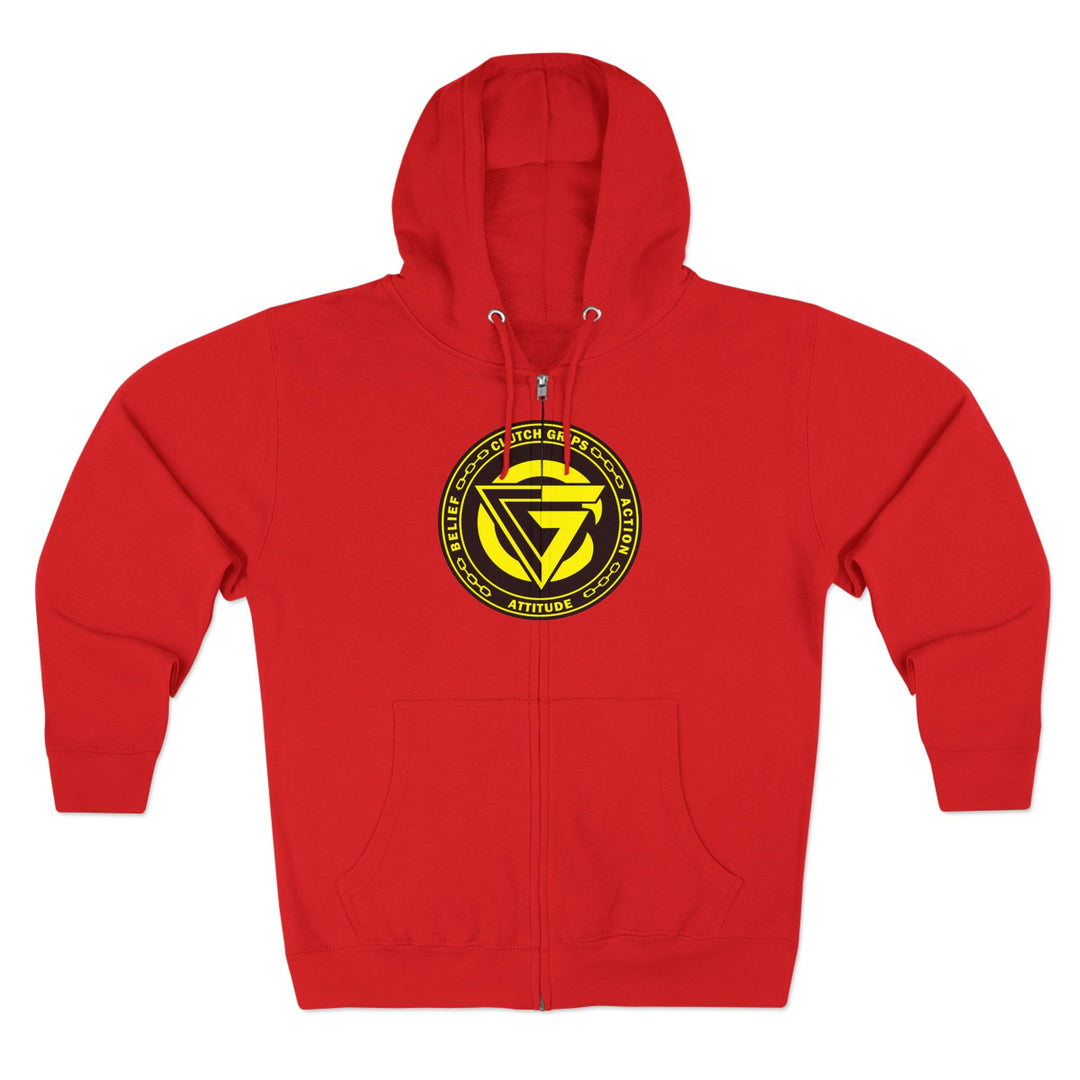 CG TIGER VS TIGER YELLOW BLACK /READY FOR WAR ZIP UP