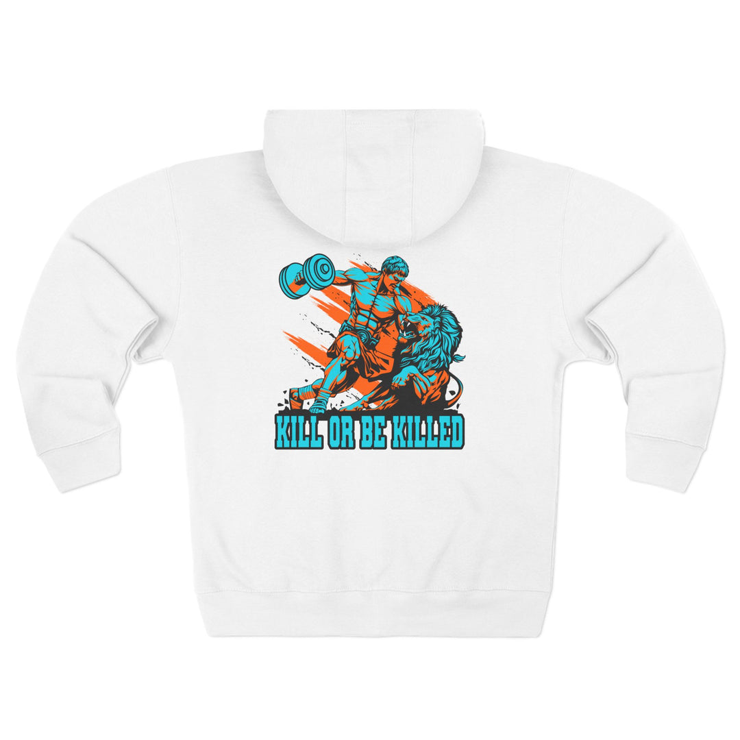 CG COLISEUM MAC VS LION MIAMI COLORS /KILL OR BE KILLED ZIP UP