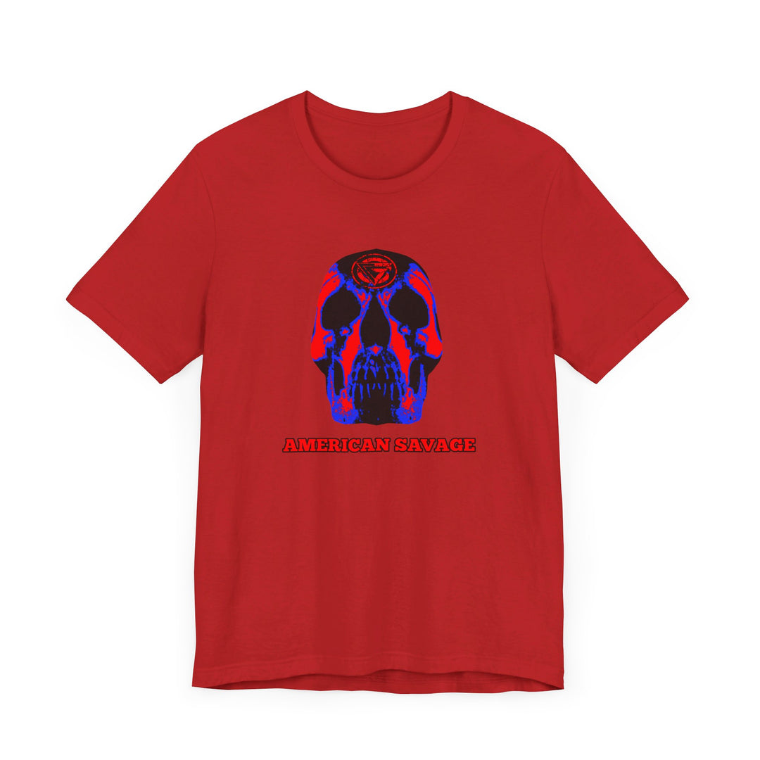 SKULLATOR RED BLUE /AMERICAN SAVAGE