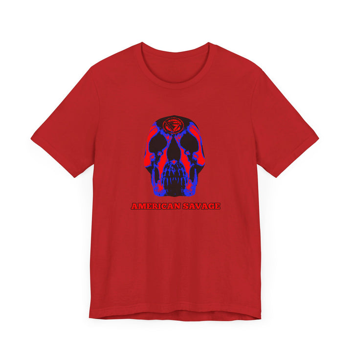 SKULLATOR RED BLUE /AMERICAN SAVAGE