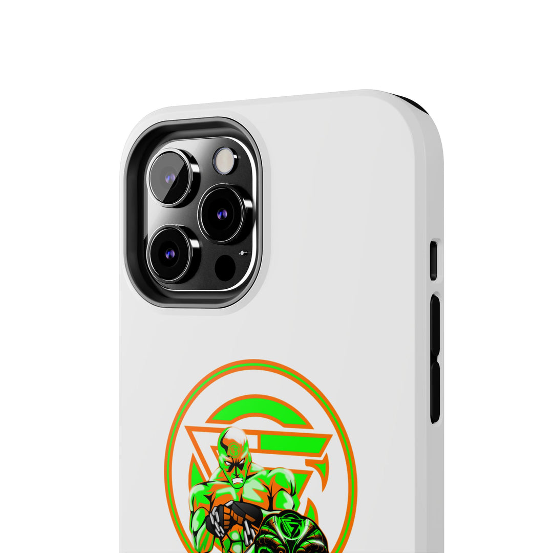 ANGRY DOG ORANGE GREEN PHONE CASE /LIFT OR DIE