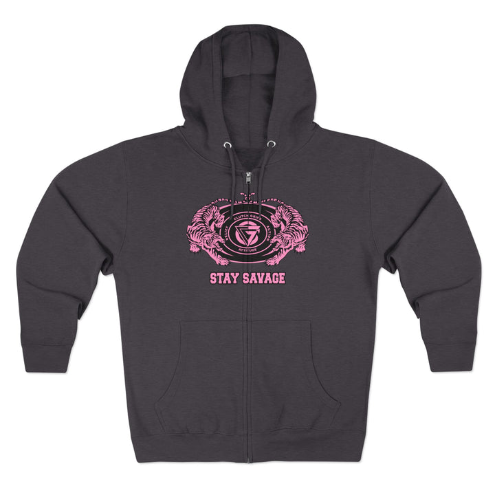 CG TIGER VS TIGER PINK/STAY SAVAGE ZIP UP