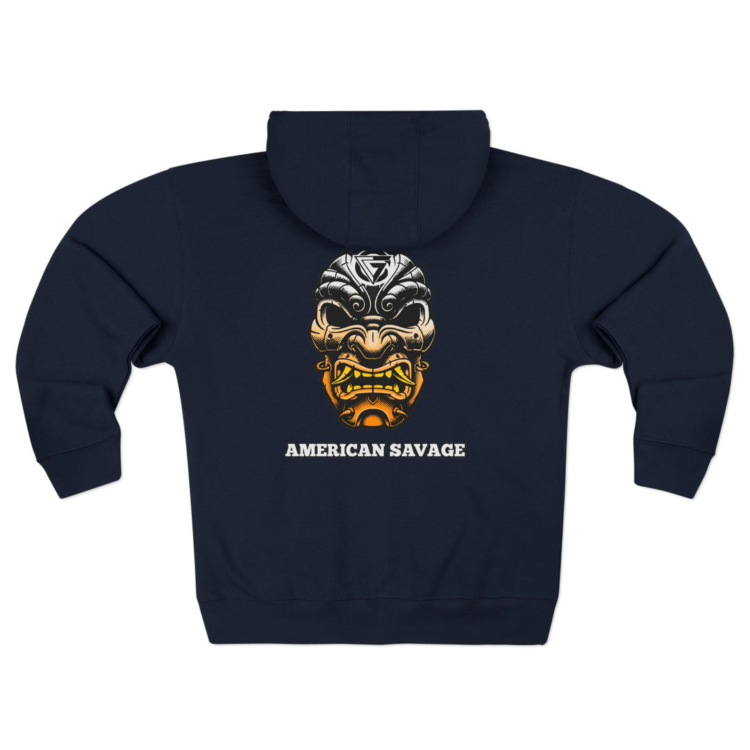 SAMURAI MAC ORANGE WHITE/AMERICAN SAVAGE ZIP UP