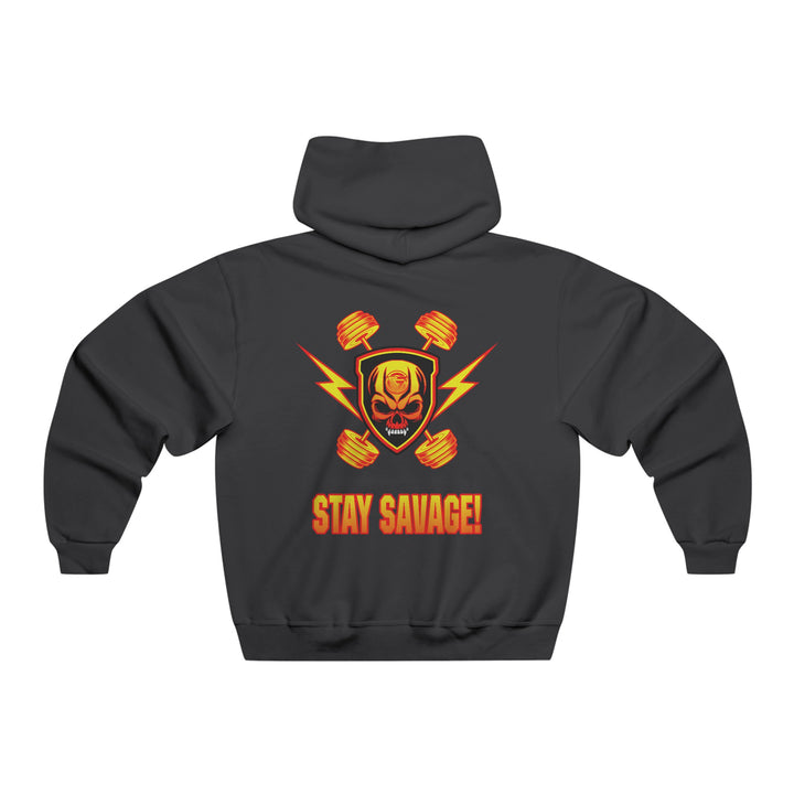 SKULL DBL BELL RED/ORANGE STAY SAVAGE!