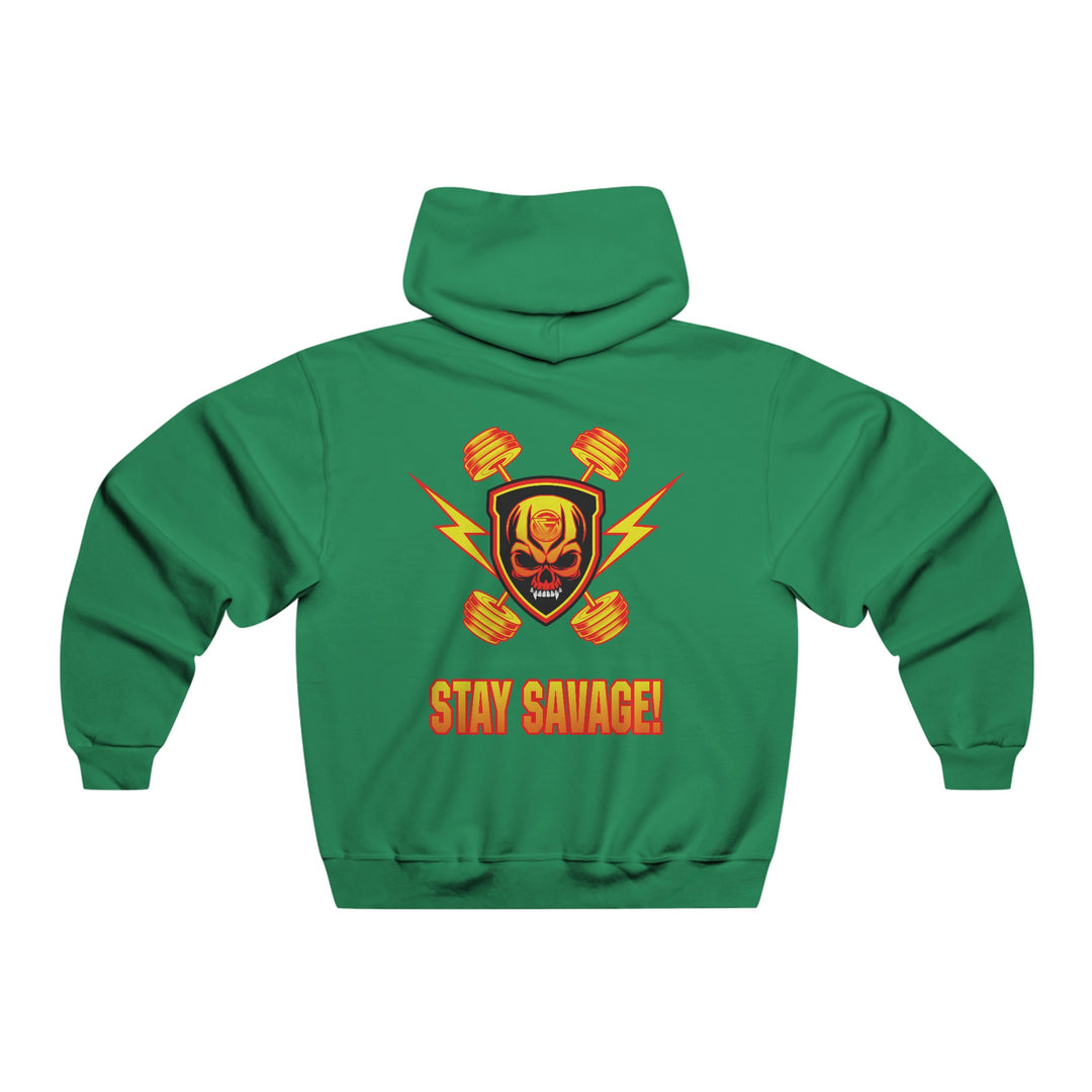 SKULL DBL BELL RED/ORANGE STAY SAVAGE!