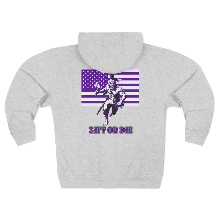 CG MAC BRAVE PURPLE WHITE /LIFT OR DIE ZIP UP