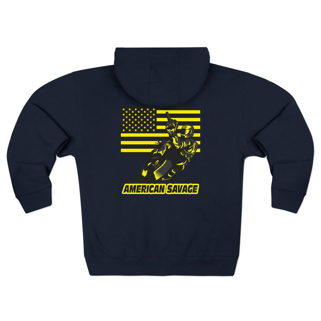 CG EZ RIDER BLACK YELLOW /AMERICAN SAVAGE ZIP UP
