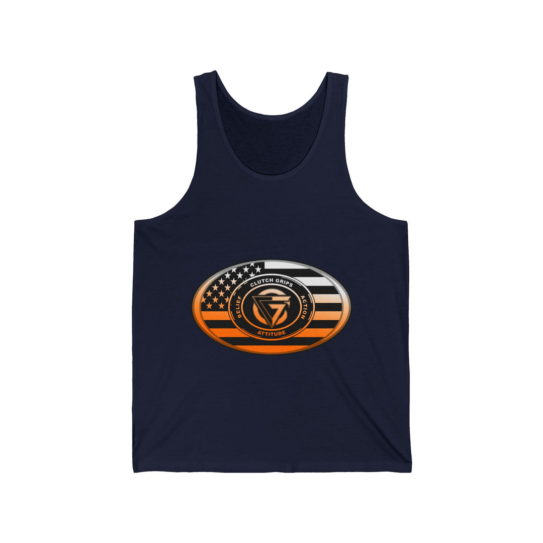 CG LOGO OVAL FLAG ORANGE TO WHITE