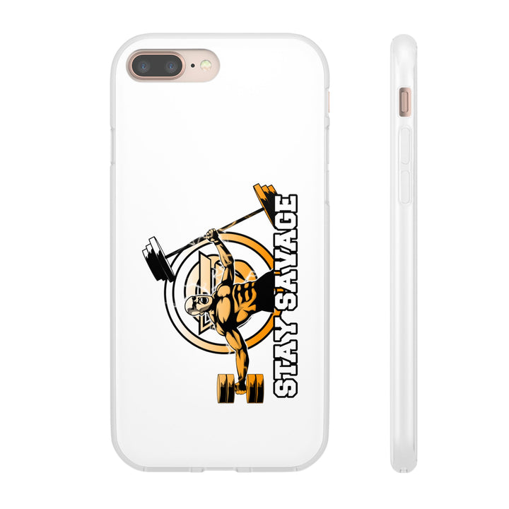 SPARTAN LIFT ORANGE WHITE PHONE CASE/STAY SAVAGE