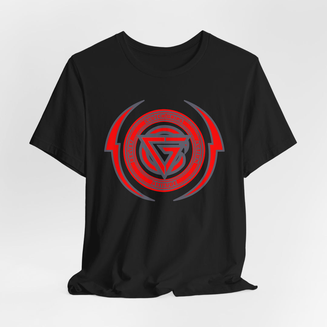 CG LOGO GREY RED /LIGHTNING ARCHES