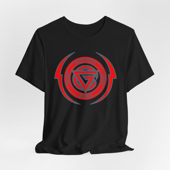 CG LOGO GREY RED /LIGHTNING ARCHES