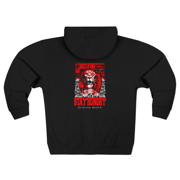 CG LION HEART RED BLACK/STAY HUNGRY ZIP UP