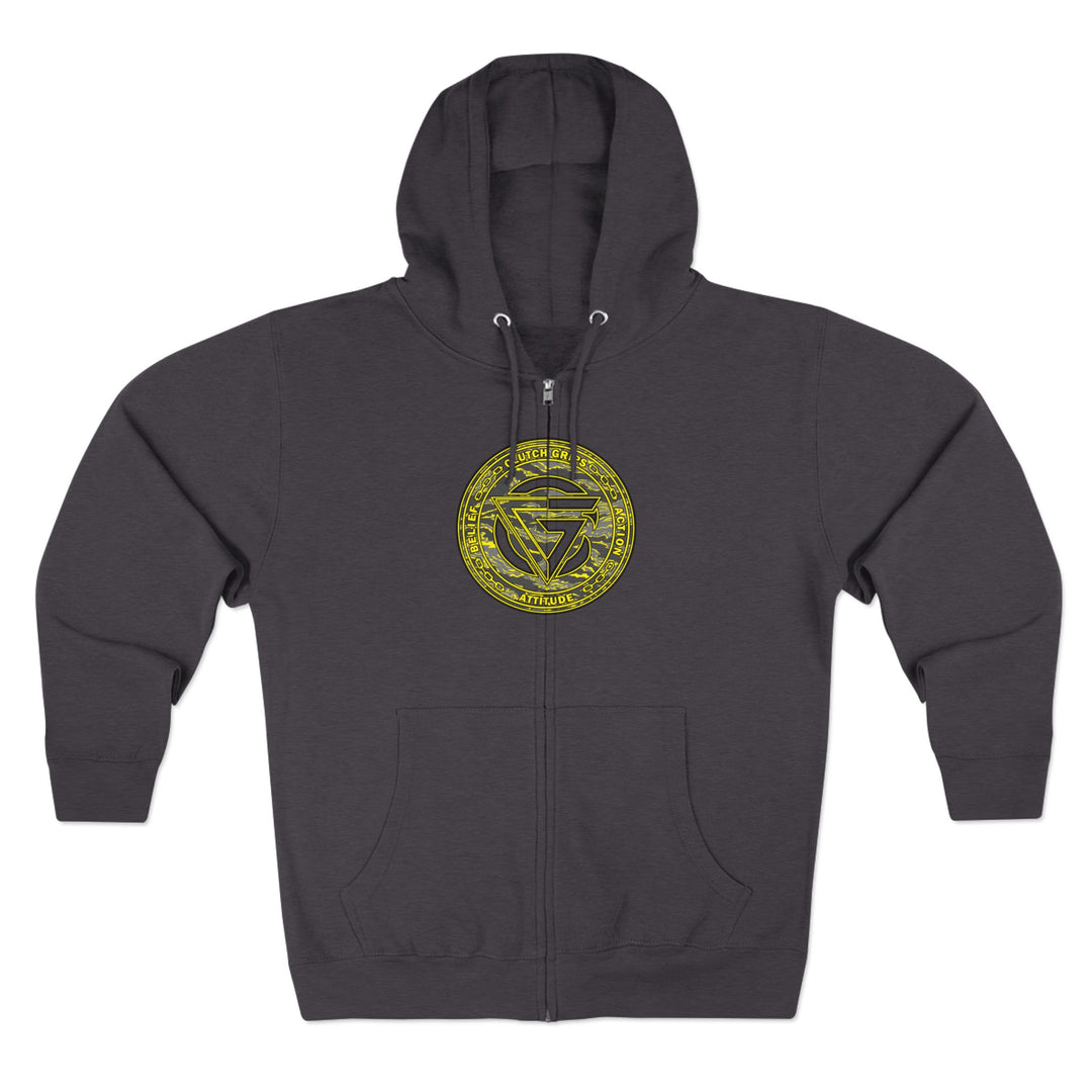CG ANGRY DOG CAMO YELLOW/LIFT OR DIE ZIP UP