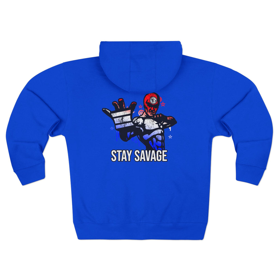 CG GRIP MASTER MAC RED WHITE BLUE FADE/STAY SAVAGE ZIP UP
