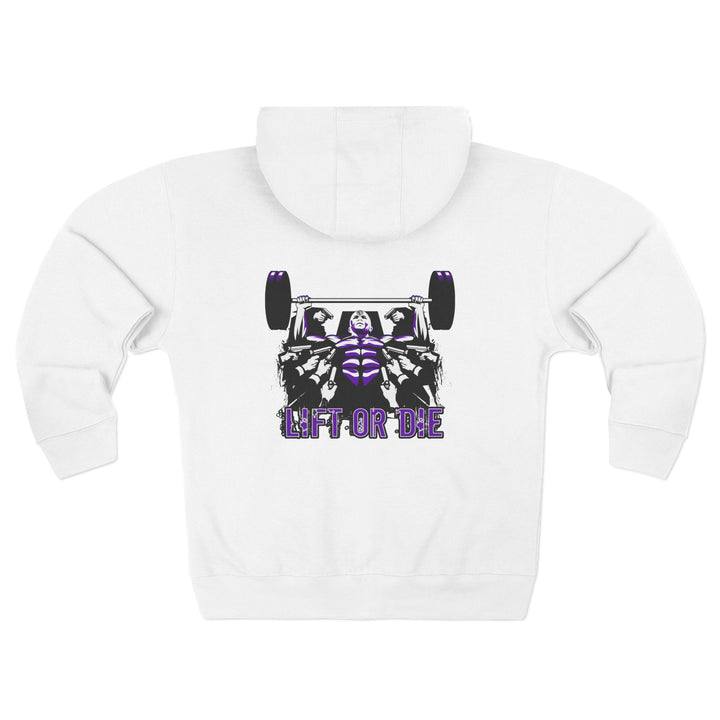 MACK WICK LIFT  PURPLE WHITE /LIFT OR DIE ZIP UP