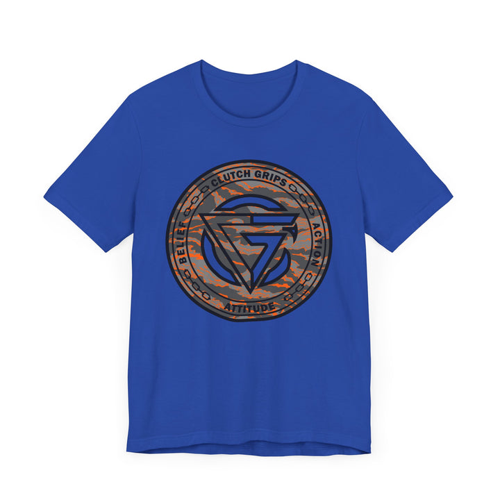 CG BASIC LOGO ORANGE GREY CAMO