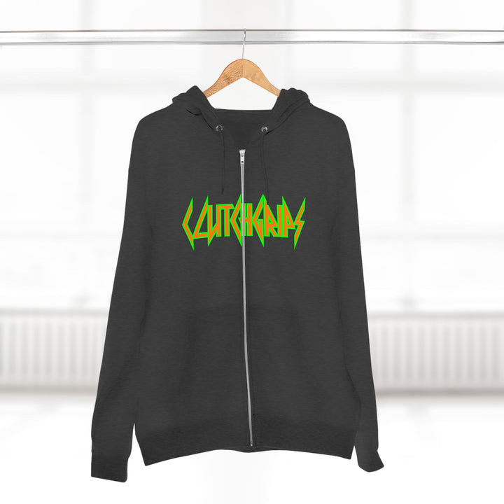 CG ANGRY DOG ORANGE GREEN /LIFT OR DIE ZIP UP