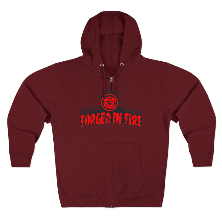 CG  NAVY SEAL TRIBUTE  RIP RED BLACK /READY FOR WAR ZIP UP