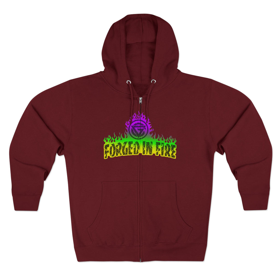 CG LIGHTNING KING YELLOW GREEN PURPLE /STAY SAVAGE ZIP UP