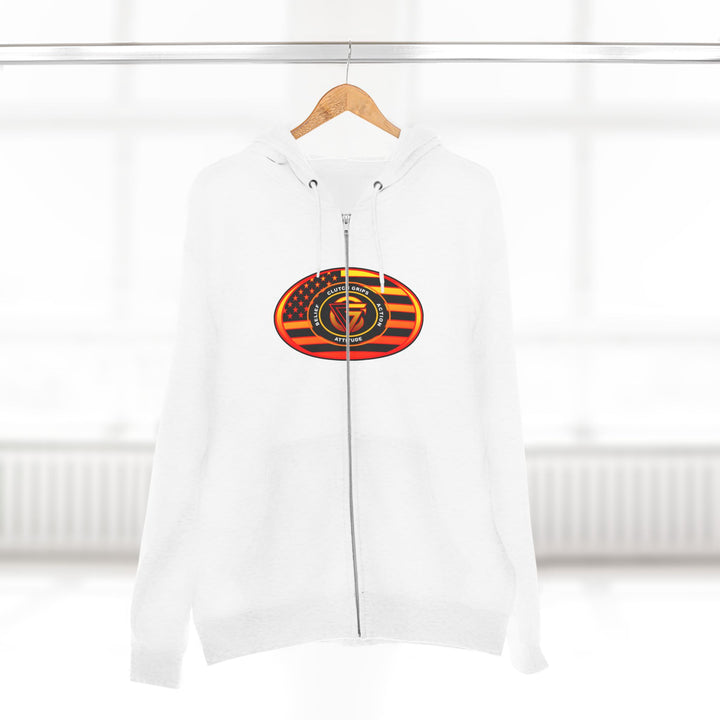 MAC VS SNAKE ORANGE GOLD FADE /WELCOME TO THE JUNGLE ZIP UP