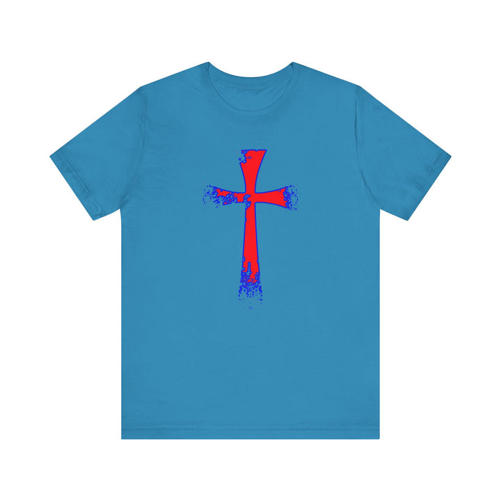 CG CRUSADER FAITH SHIRT RED BLUE