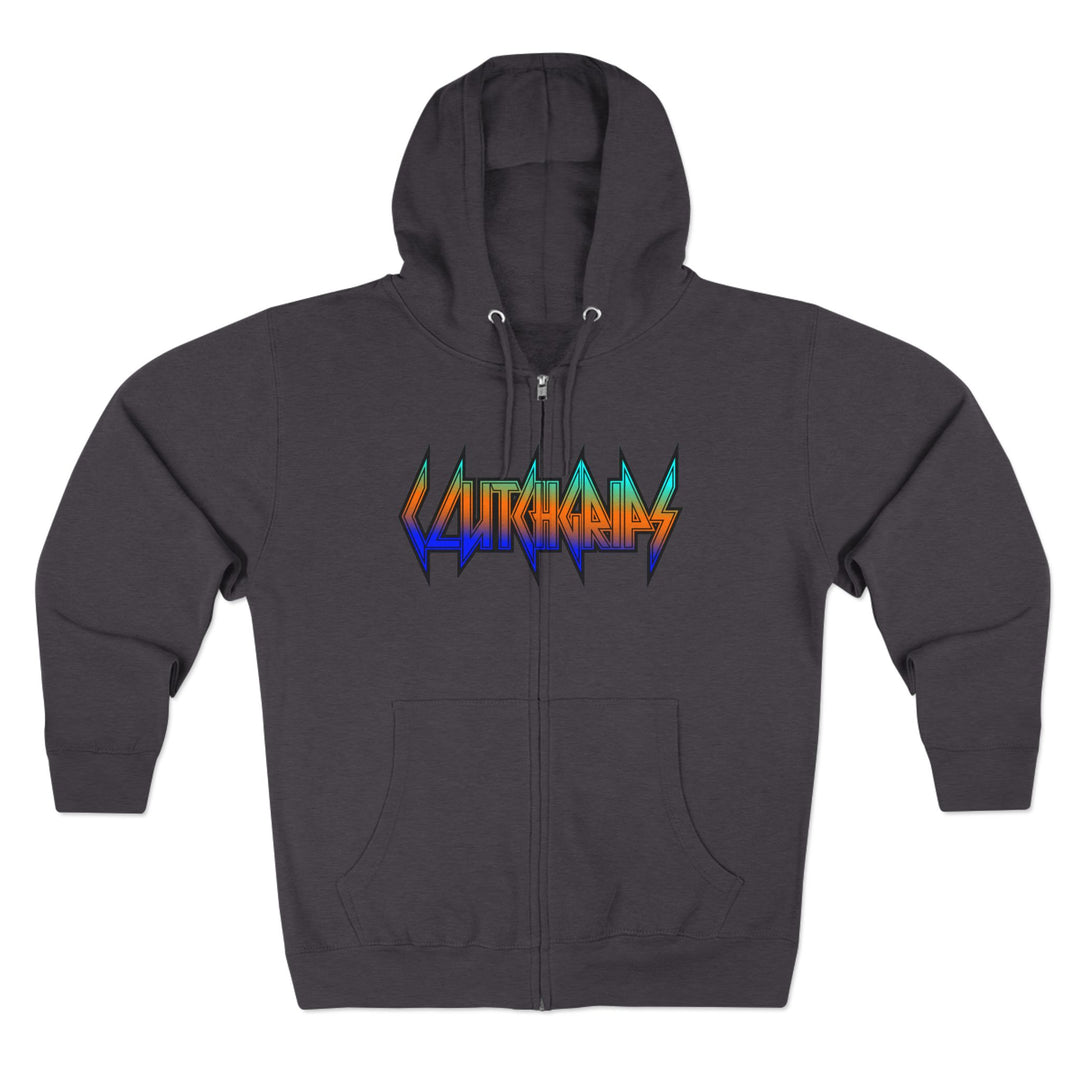 CG SERPENT SLAYER BLUE ORANGE AQUA /KILL OR BE KILLED ZIP UP