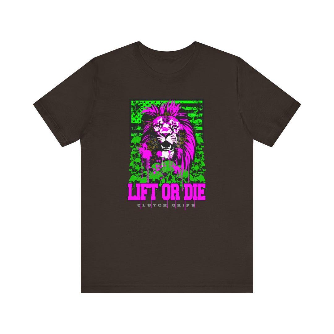 LION HEART PURPLEGREEN/LIFT OR DIE