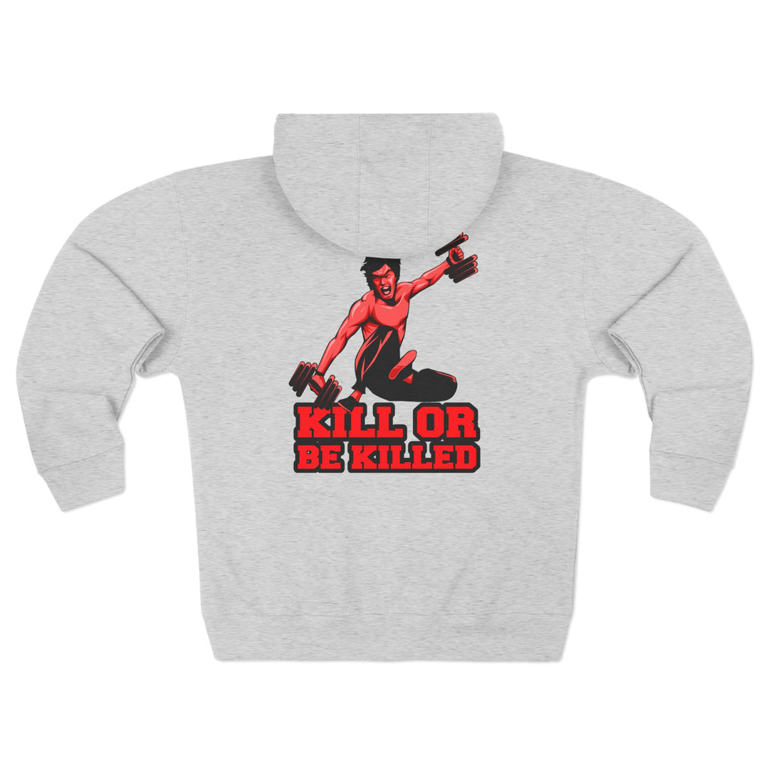 CG LIFT KICK RED /KILL OR BE KILLED ZIP UP