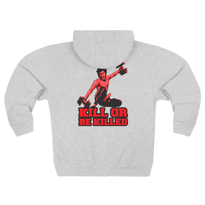 CG LIFT KICK RED /KILL OR BE KILLED ZIP UP
