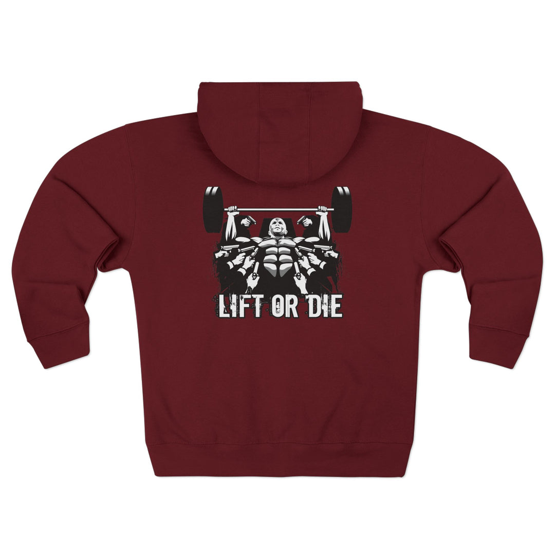 MAC WICK LIFT BLACK WHITE/LIFT OR DIE ZIP UP