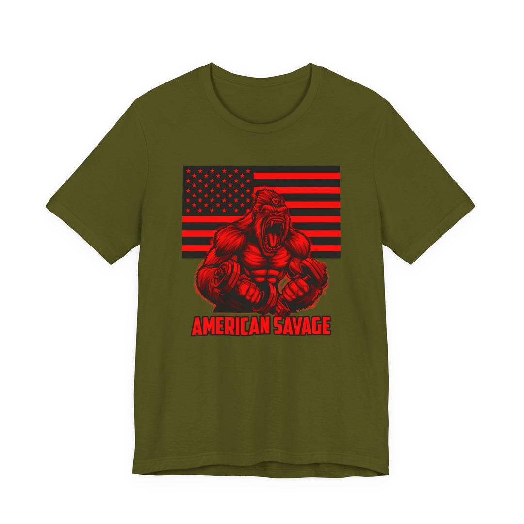 CG MAC ALPHA APE RED BLACK  /AMERICAN SAVAGE