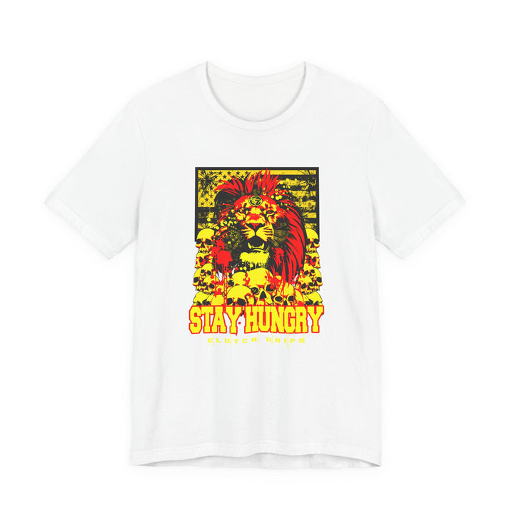 LION HEART YELLOW RED BLACK /STAY HUNGRY