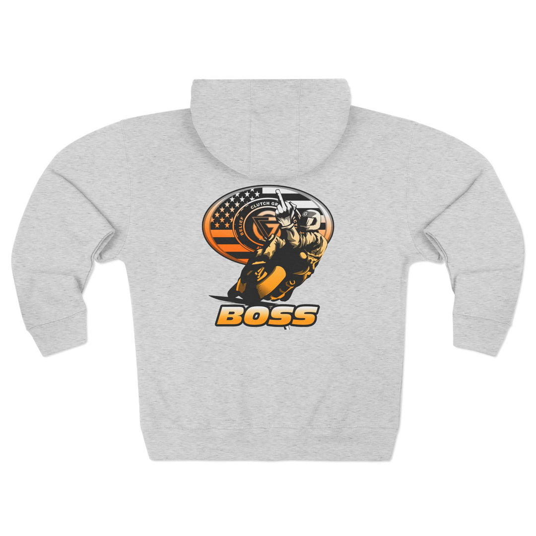 EZ RIDER ORANGE WHITE FADE /BOSS ZIP UP