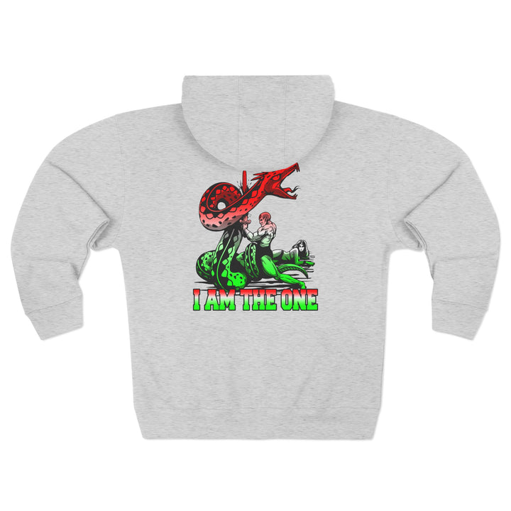 CG SERPENT SLAYER RED WHITE GREEN FADE /I AM THE ONE ZIP UP