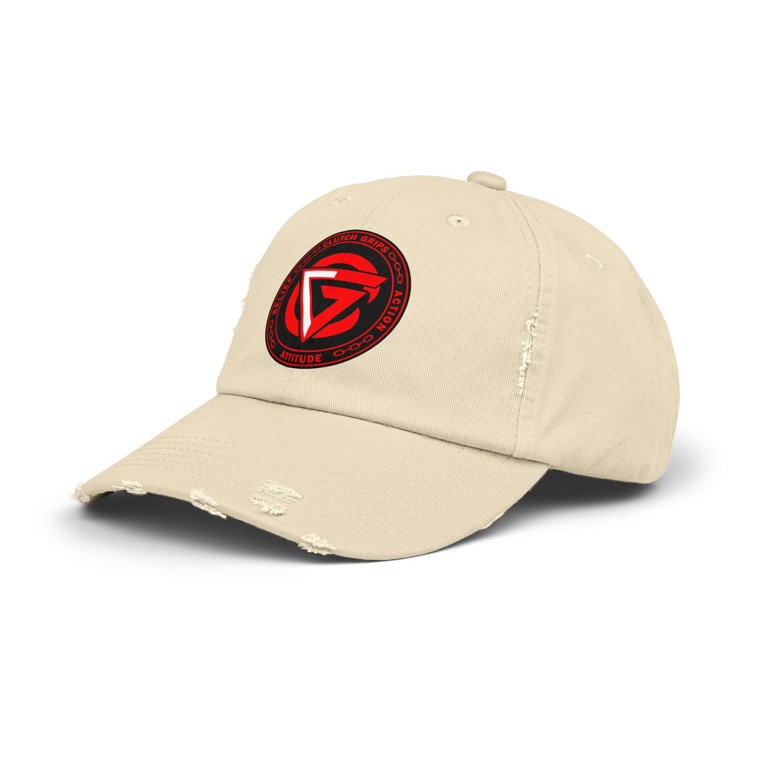 CG LOGO RED WHITE BLACK CAP