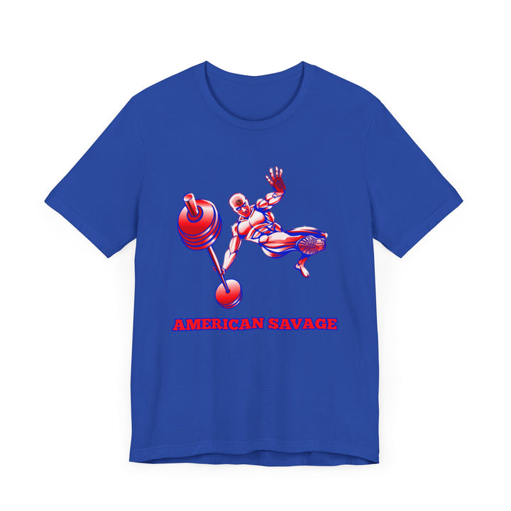 MAC-JUMP RED WHITE BLUE LARGE PICTURE ON THIS ONE /AMERICAN SAVAGE