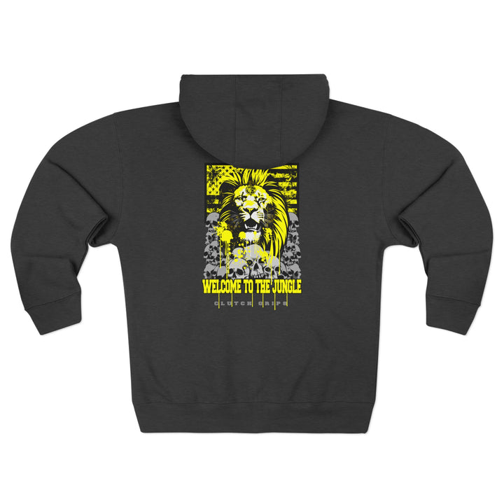 LIONHEART YELLOW BLACK /WELCOME TO THE JUNGLE ZIP UP