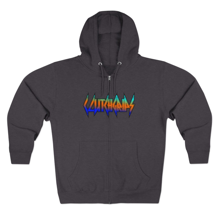 CG LIGHTNING KING BLUE ORANGE AQUA /LIFT OR DIE ZIP UP