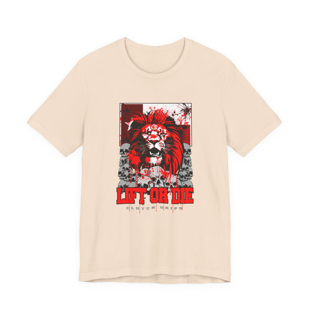 LION HEART RED TEXAS FLAG /LIFT OR DIE