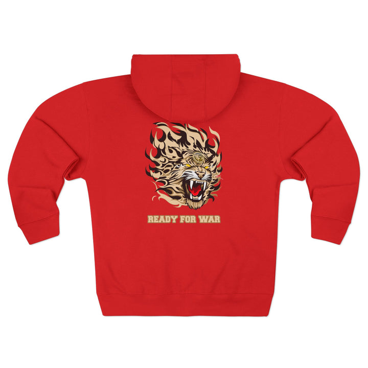 CG TIGER FLAME DESERT SAND /READY FOR WAR ZIP UP