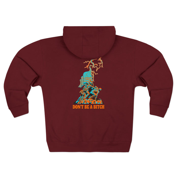 AMERICAN WARRIOR MIAMI COLORS /DONT BE A BITCH ZIP UP