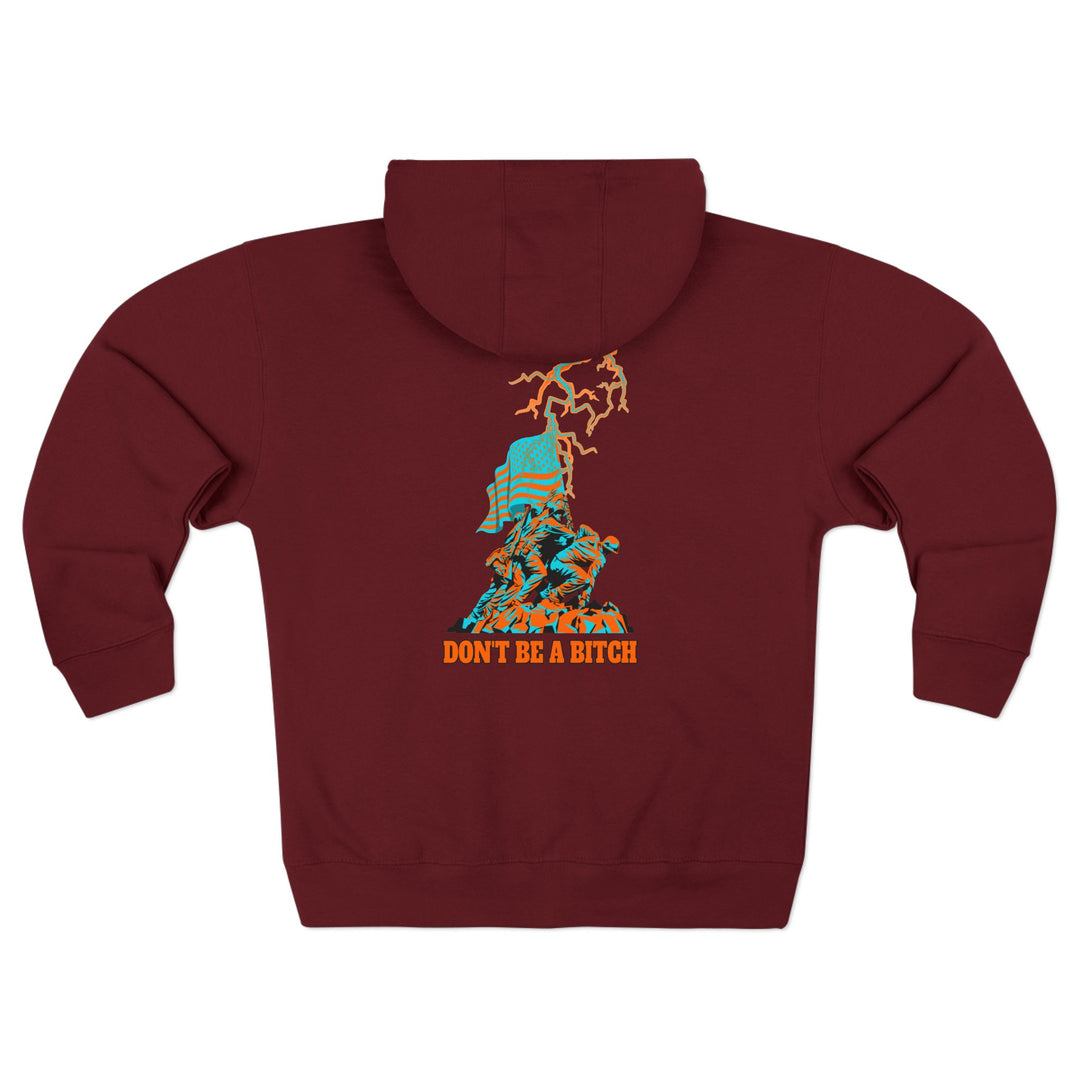 AMERICAN WARRIOR MIAMI COLORS /DONT BE A BITCH ZIP UP