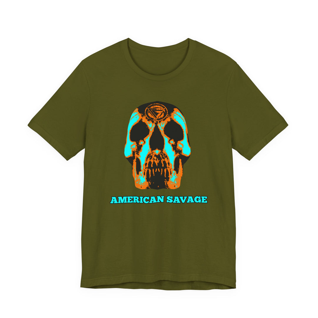 SKULLATOR MIAMI AQUA ORANGE /AMERICAN SAVAGE