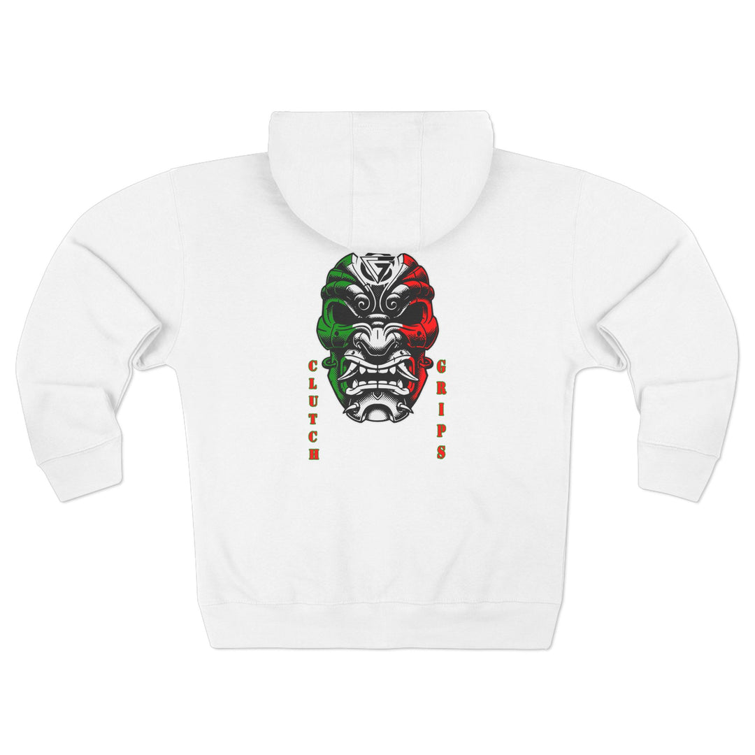 CG SAMURAI MAC RED WHITE GREEN /CLUTCHGRIPS ZIP UP