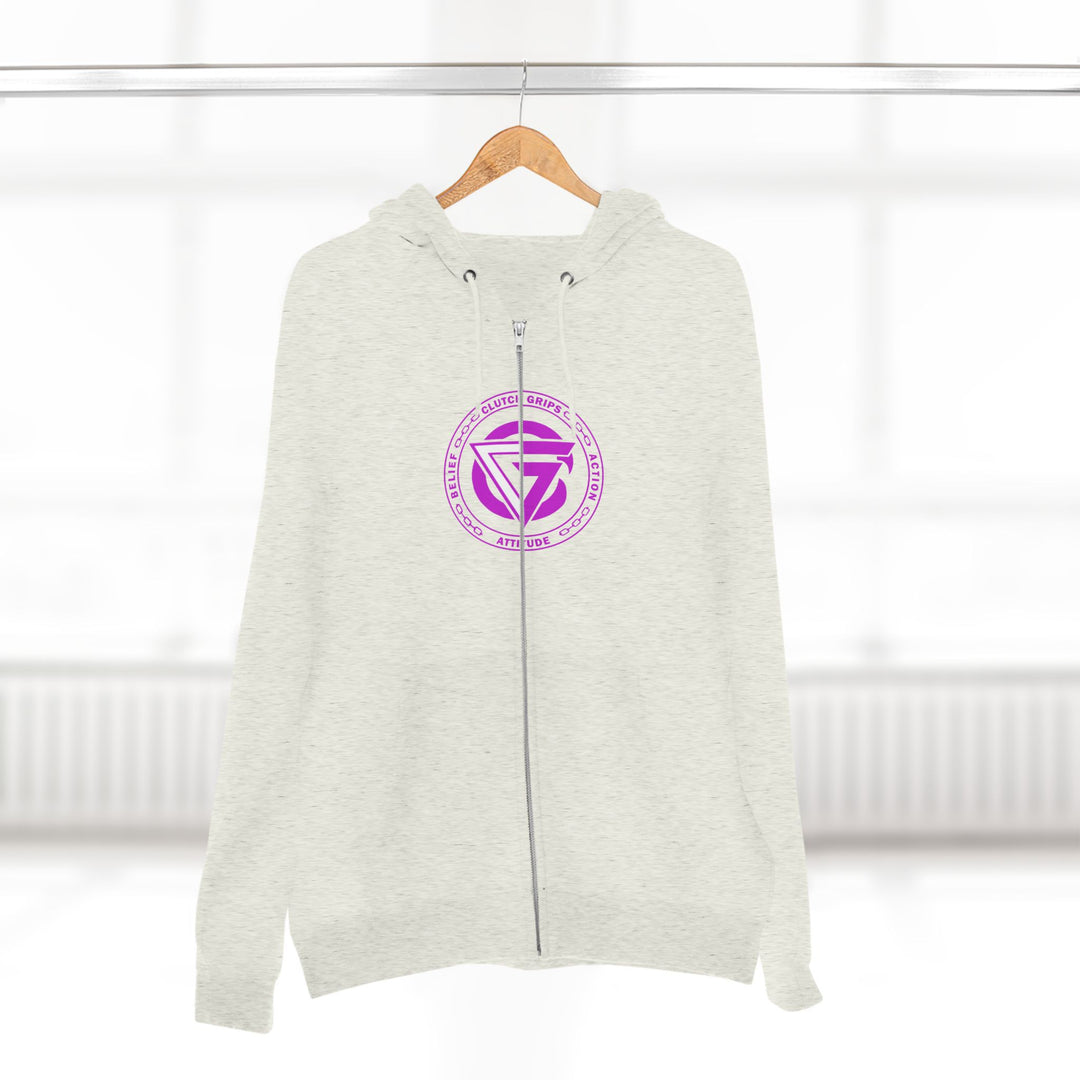 CG SKULL PURPLE/LIFT OR DIE ZIP UP