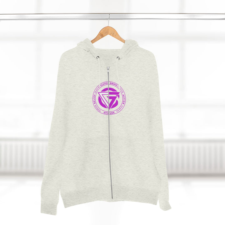 CG SKULL PURPLE/LIFT OR DIE ZIP UP